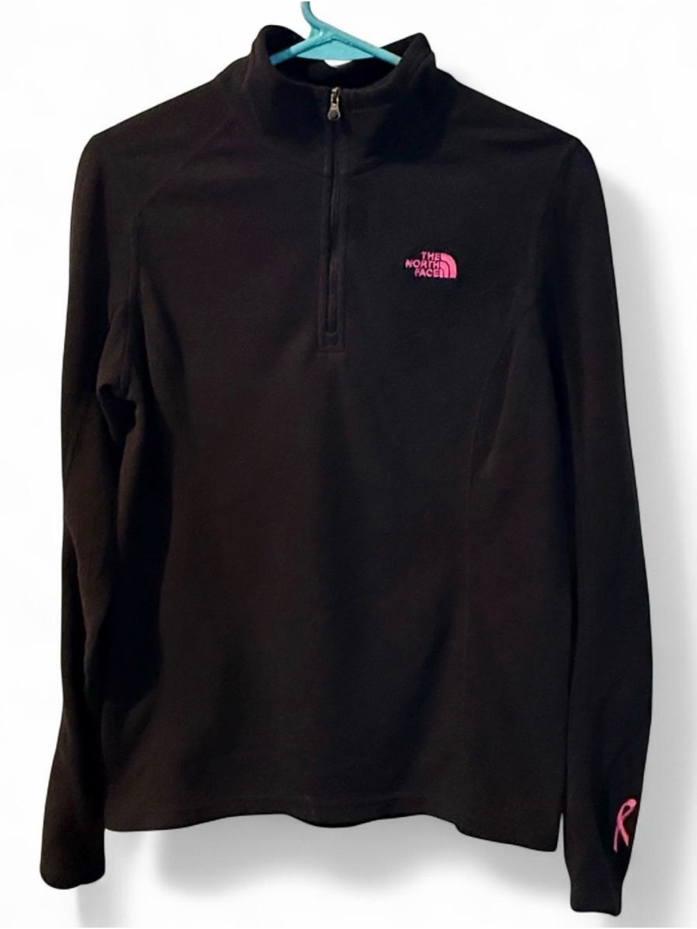 The North Face Black Pink Ribbon Breast Cancer Awareness Fleece M